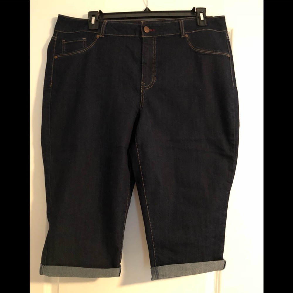 Capri’s By d.jeans, Blue, 20W, Brand New